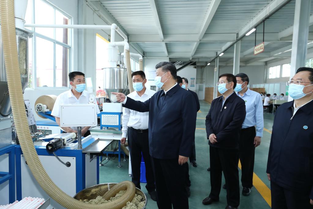 Xi Jinping inspecte la ville de Nanyang dans le centre de la Chine