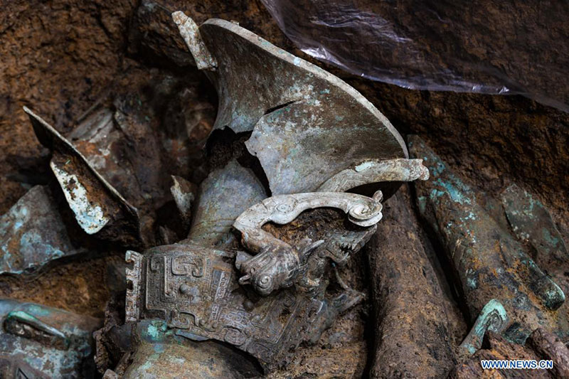 Chine : reliques déterrées dans les ruines de Sanxingdui