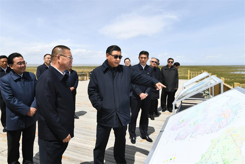 Xi Jinping inspecte le district de Gangcha au Qinghai