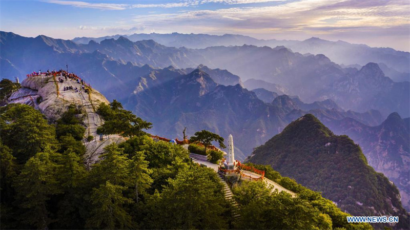 Chine : paysage du mont Huashan dans le Shaanxi