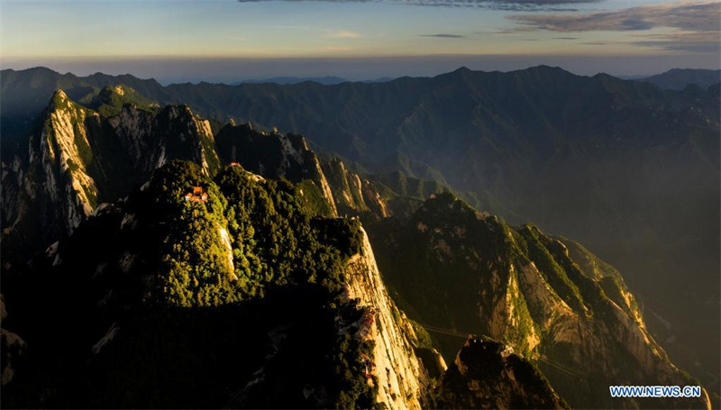 Chine : paysage du mont Huashan dans le Shaanxi