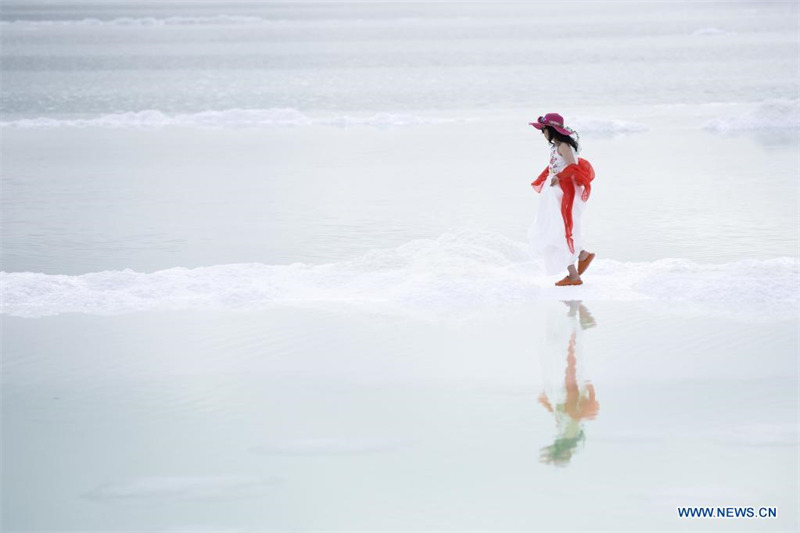 En photos : le lac salé de Qairhan, dans le Qinghai