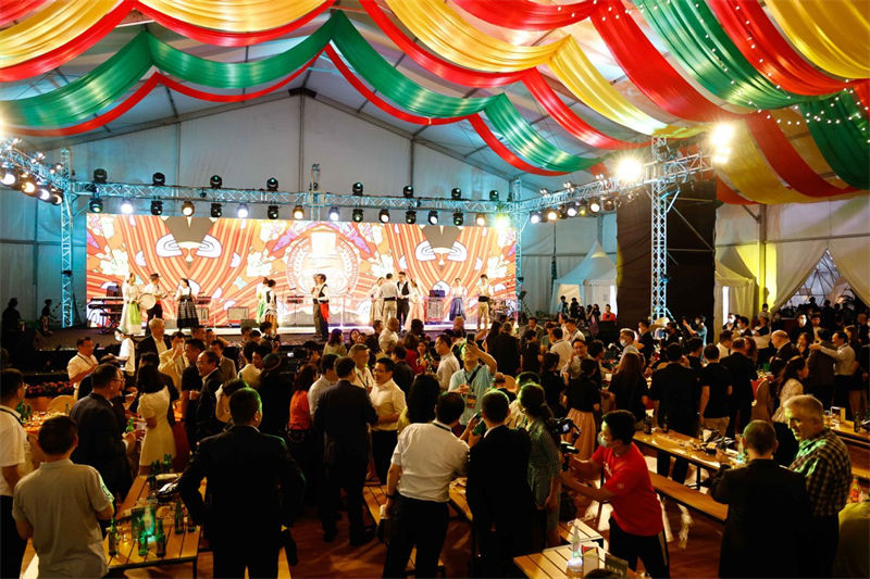 Ouverture du Festival international de la bière à Qingdao