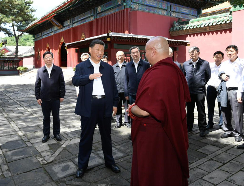 Xi Jinping inspecte la ville de Chengde au Hebei