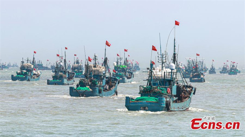 Le moratoire sur la pêche annuelle d'été levé en mer Jaune et en mer de Bohai