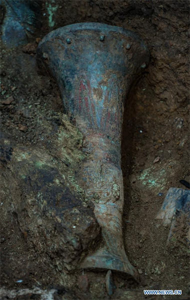 Les nouvelles découvertes dans les ruines de Sanxingdui témoignent la créativité de la Chine antique