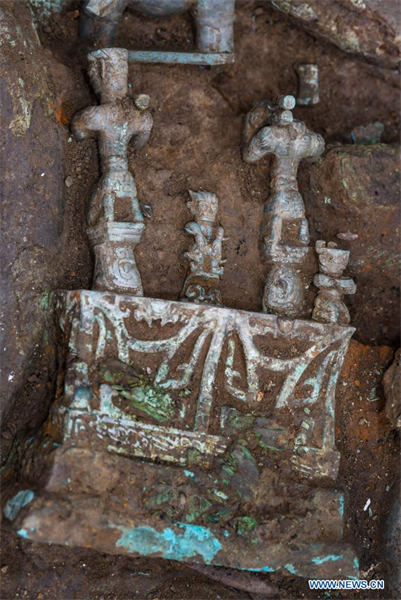 Les nouvelles découvertes dans les ruines de Sanxingdui témoignent la créativité de la Chine antique