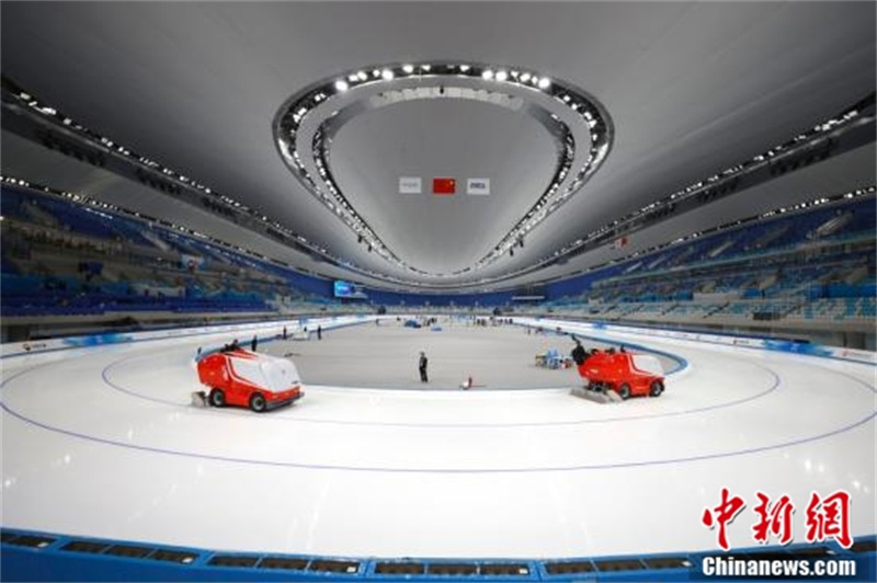 Voilà les JO d'hiver ! Le ? Ruban de Glace ? de Beijing accueille sa première épreuve internationale