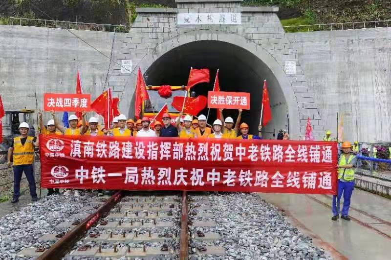 La pose des rails du chemin de fer Chine-Laos est terminée et la ligne sera mise en service cette année