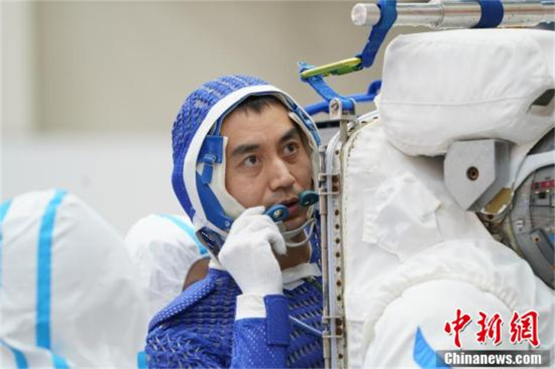 Photos de l'entra?nement de l'équipage de vol de Shenzhou 13