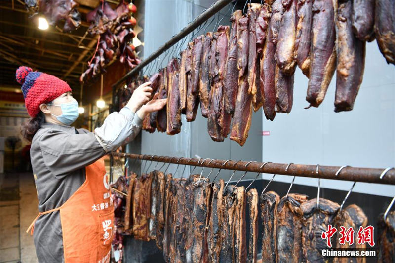 La ? rue de la saucisse ? de Chengdu