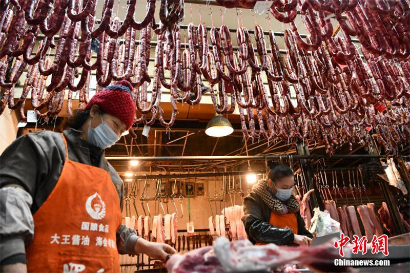 La ? rue de la saucisse ? de Chengdu