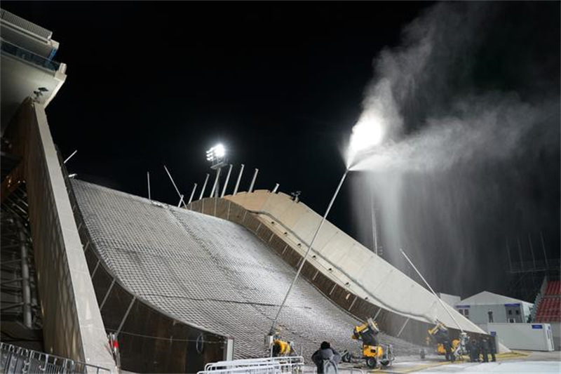 JO de Beijing 2022 : Shougang Big Air commence la production de neige