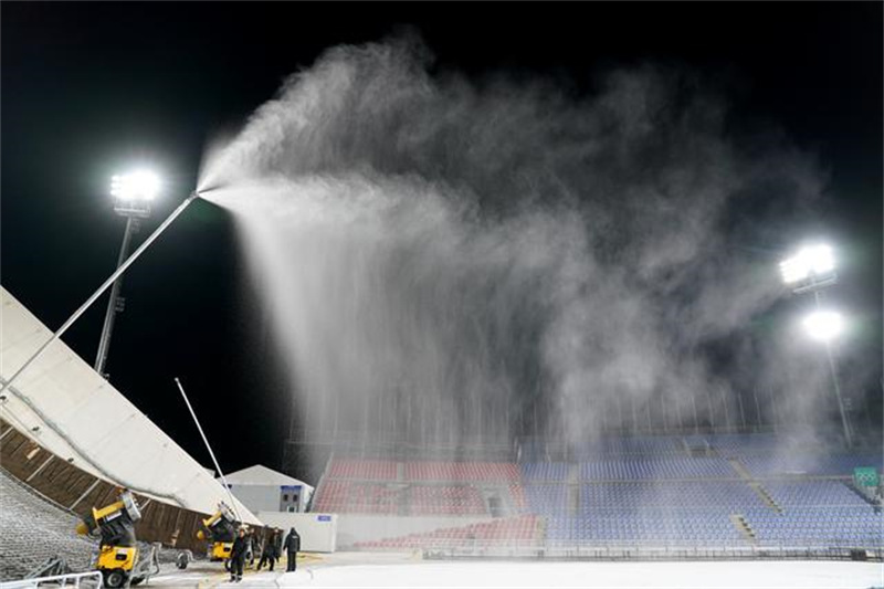 JO de Beijing 2022 : Shougang Big Air commence la production de neige