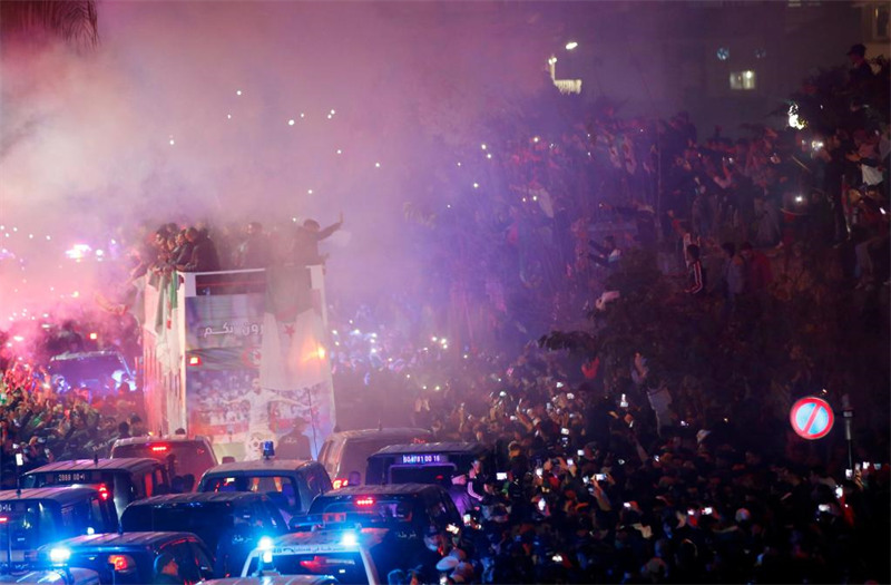 Algérie : célébrations à Alger pour la Coupe arabe