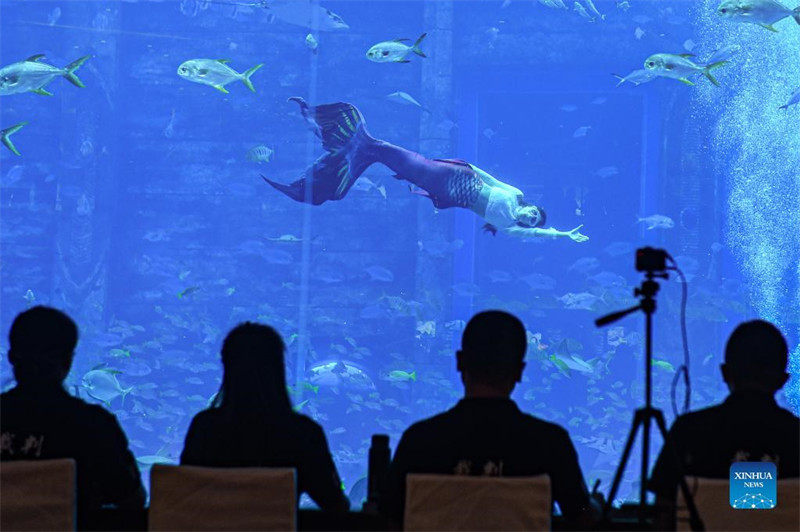 Un concours de sirène organisé à Sanya, dans la province de Hainan