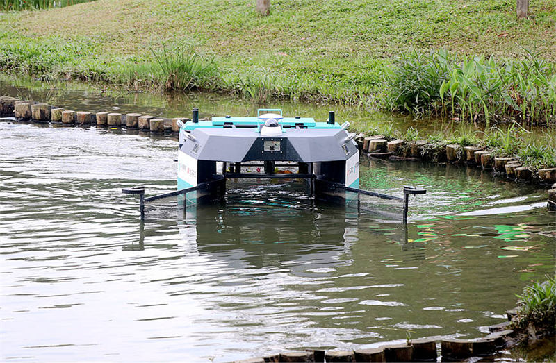 Hainan teste un bateau de nettoyage autonome, 20 fois plus efficace que le bateau à nettoyage manuel