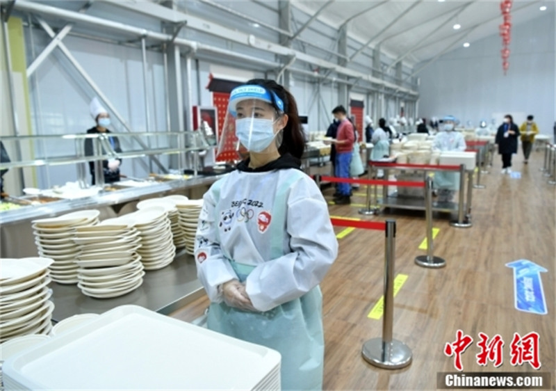 En visite au restaurant du village olympique et paralympique d'hiver de Zhangjiakou