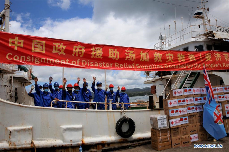 La Chine envoie des secours aux ?les Tonga touchées par le tsunami