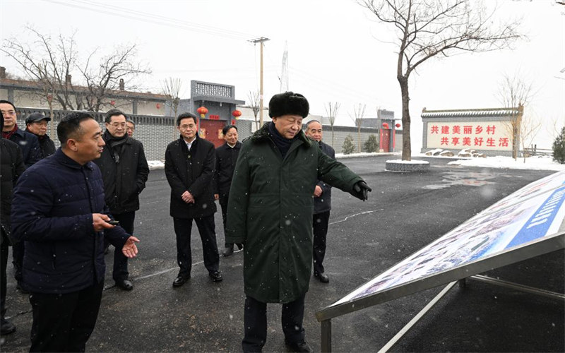 Xi Jinping exprime ses voeux pour la fête du Printemps à tous les Chinois durant sa visite au Shanxi