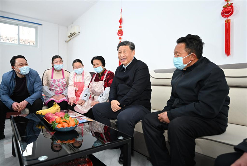 Xi Jinping exprime ses voeux pour la fête du Printemps à tous les Chinois durant sa visite au Shanxi