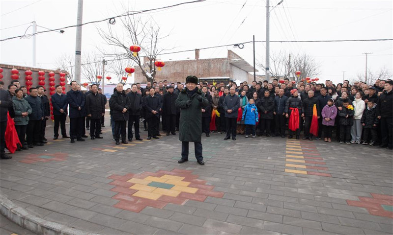 Xi Jinping exprime ses voeux pour la fête du Printemps à tous les Chinois durant sa visite au Shanxi