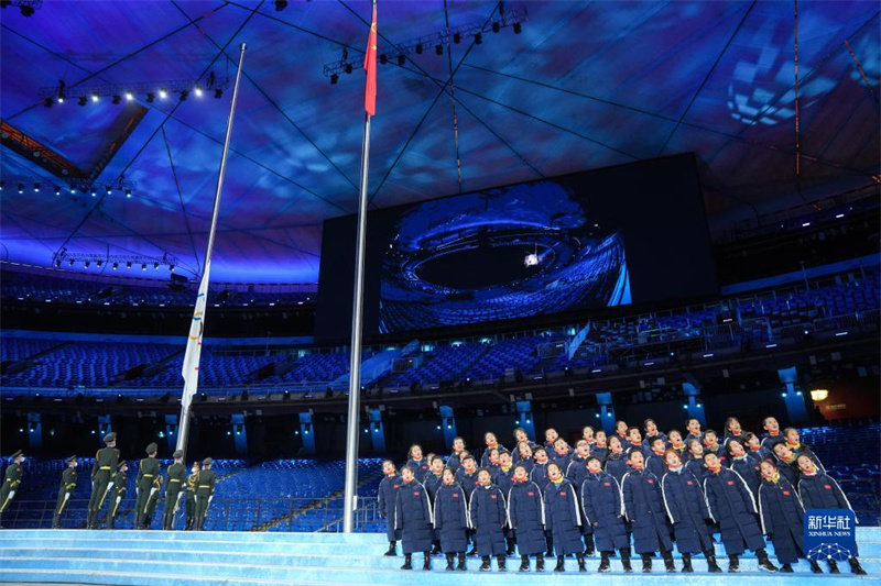 Dans les coulisses du ch?ur qui a chanté l'hymne olympique lors de la cérémonie d'ouverture des JO d'hiver