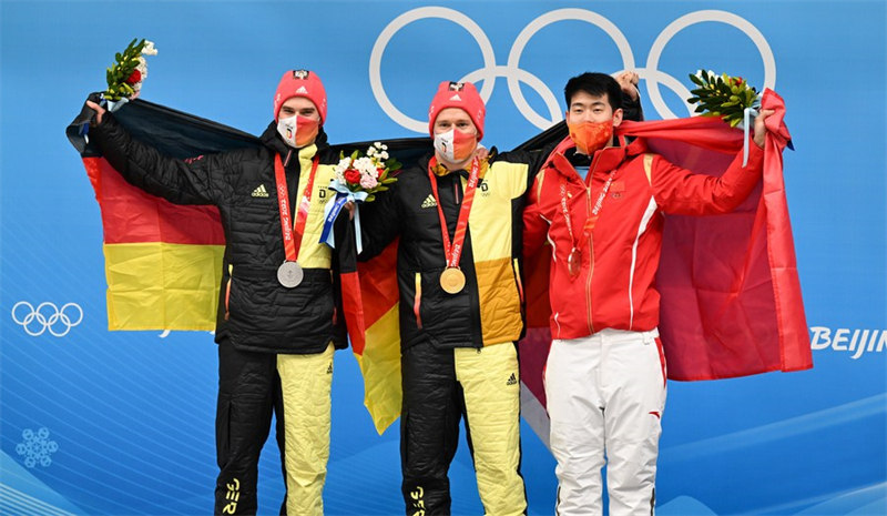 (BEIJING 2022) Le Chinois Yan Wengang gagne le bronze en skeleton