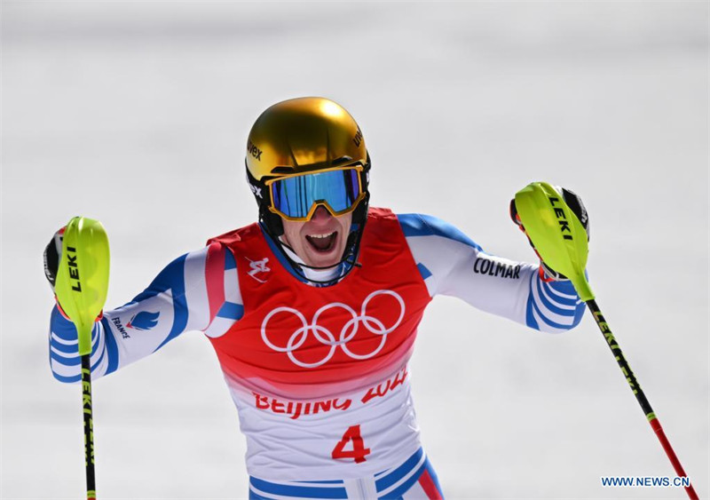 (BEIJING 2022) Le Fran?ais No?l remporte l'or sur le slalom hommes