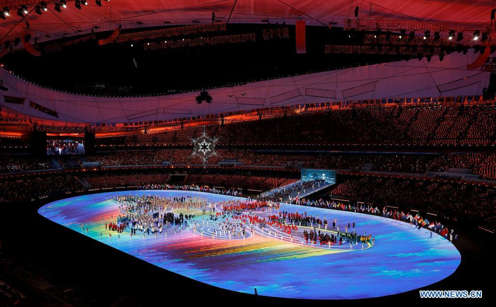 En images : cérémonie de cl?ture des Jeux olympiques d'hiver de Beijing 2022