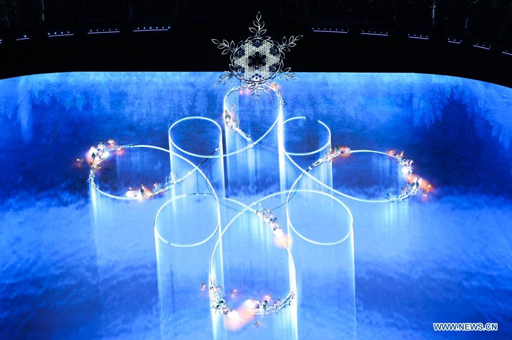 En images : cérémonie de cl?ture des Jeux olympiques d'hiver de Beijing 2022