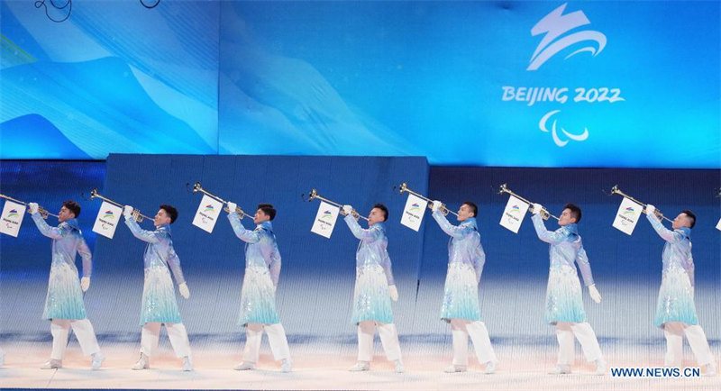 Cérémonie d'ouverture des Jeux paralympiques d'hiver de Beijing 2022