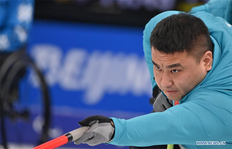 Jeux paralympiques d'hiver de Beijing : match de curling en fauteuil roulant