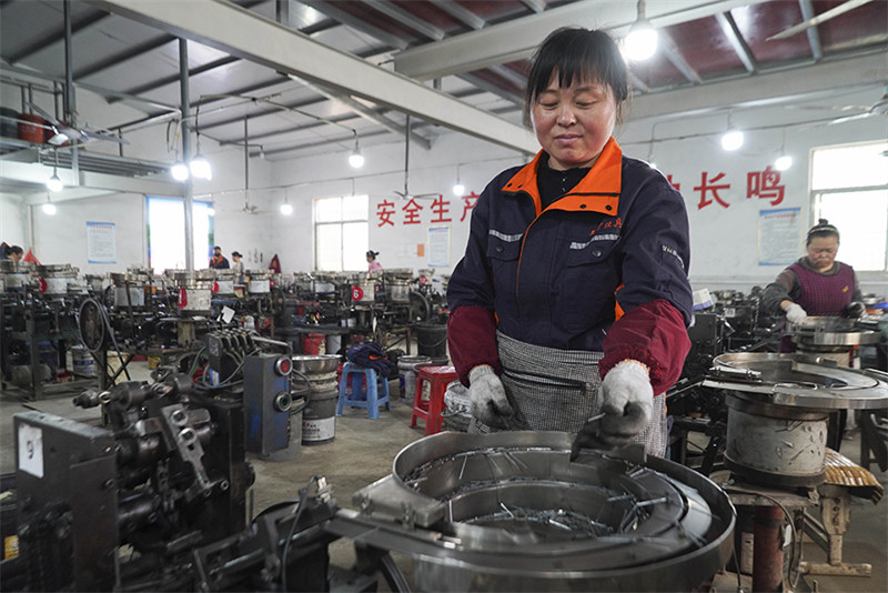 Anhui : les petits hame?ons de Wuhe stimulent une grande industrie