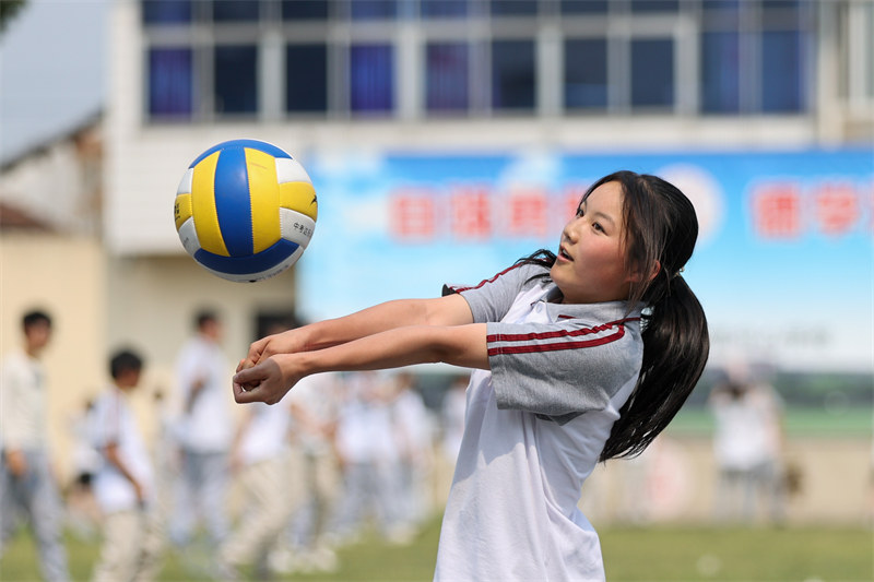 Une grande récréation joyeuse dans le Zhejiang