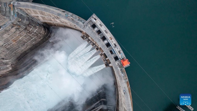 Une nouvelle unité de production d'énergie mise en service dans la centrale hydroélectrique de Baihetan