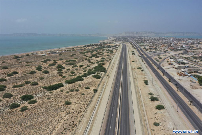 Inauguration de l'autoroute Eastbay du port de Gwadar au Pakistan, financée par la Chine