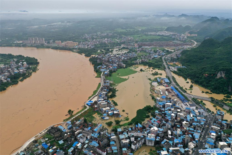 Chine : réponse d'urgence aux inondations au Guangxi