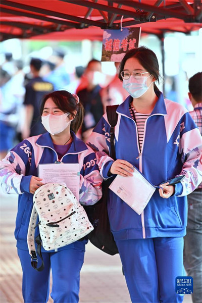 L'examen national d'entrée à l'université 2022 en Chine a commencé comme prévu