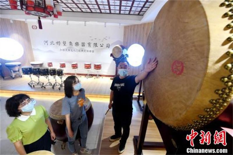 Hebei : les tambours folkloriques chinois de Raoyang sont vendus à travers le monde