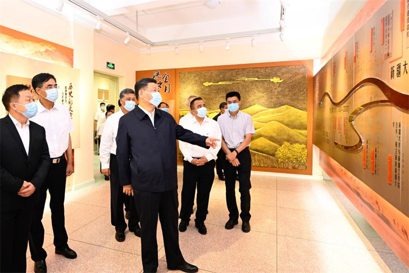 Xi Jinping inspecte Urumqi au Xinjiang