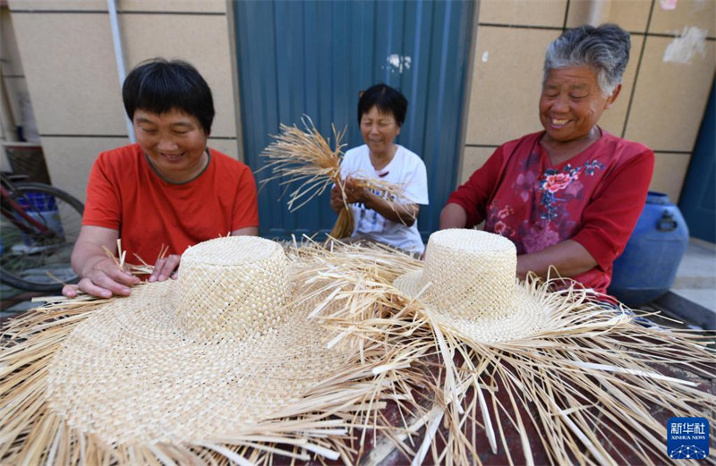 Shandong : comment les villageois de Tancheng se sont enrichis en tissant des herbes jaunes