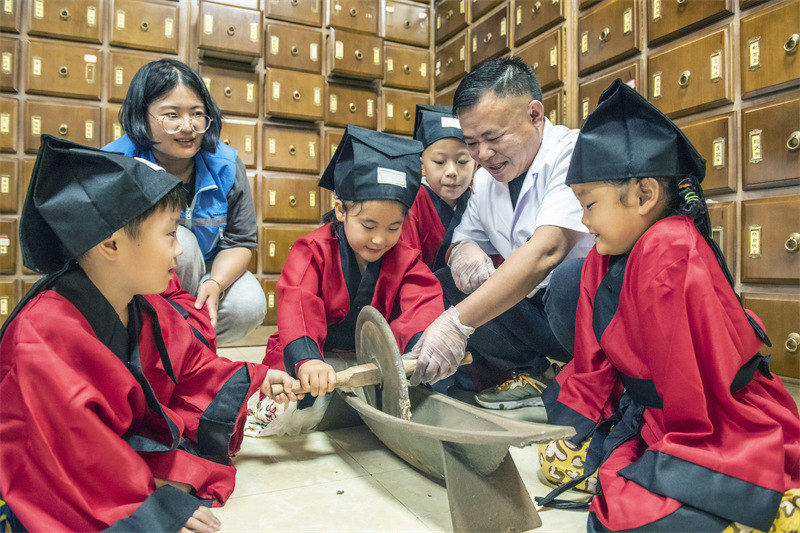 Jiangsu : conna?tre les médicaments traditionnels chinois et apprendre la médecine traditionnelle chinoise