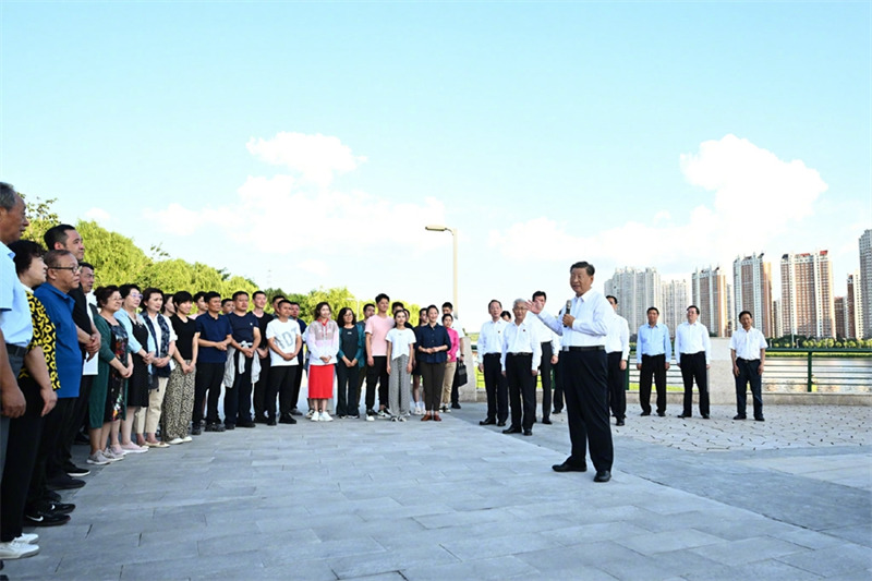 Xi Jinping inspecte la ville de Jinzhou dans le nord-est de la Chine