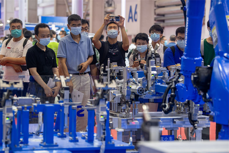 Ouverture de la Conférence et de l'Exposition mondiales des robots 2022 à Beijing