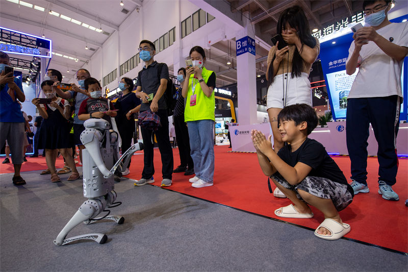 Ouverture de la Conférence et de l'Exposition mondiales des robots 2022 à Beijing