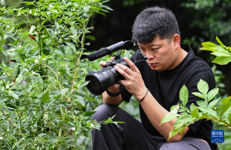 Shaanxi : un jeune homme de la génération post-90 enregistre le ? go?t de la famille ? chez ses grands-parents