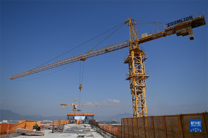 Ligne ferroviaire Hangzhou-Wenzhou : fin de la jonction de la poutre continue à la plus grande portée