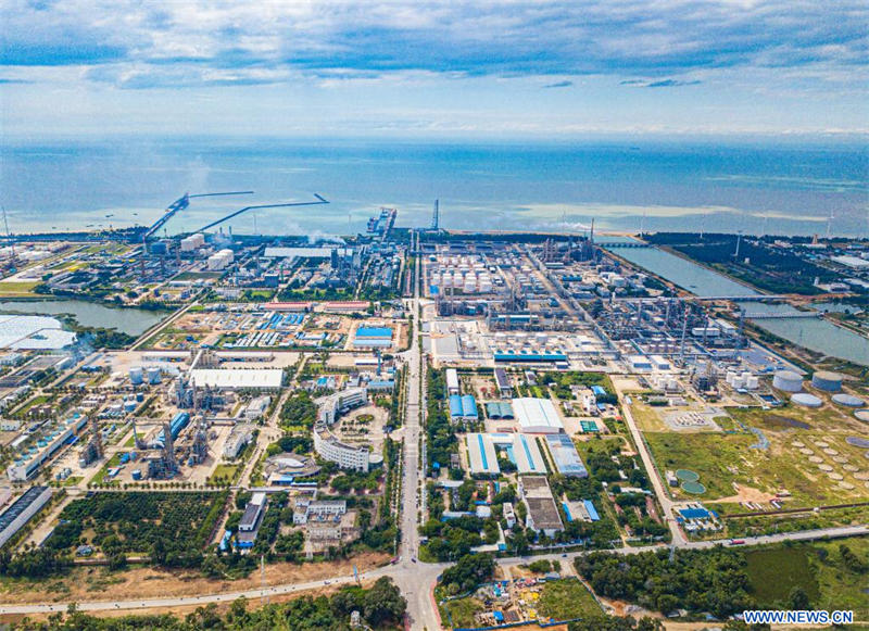 Chine : parc industriel de Dongfang à Hainan