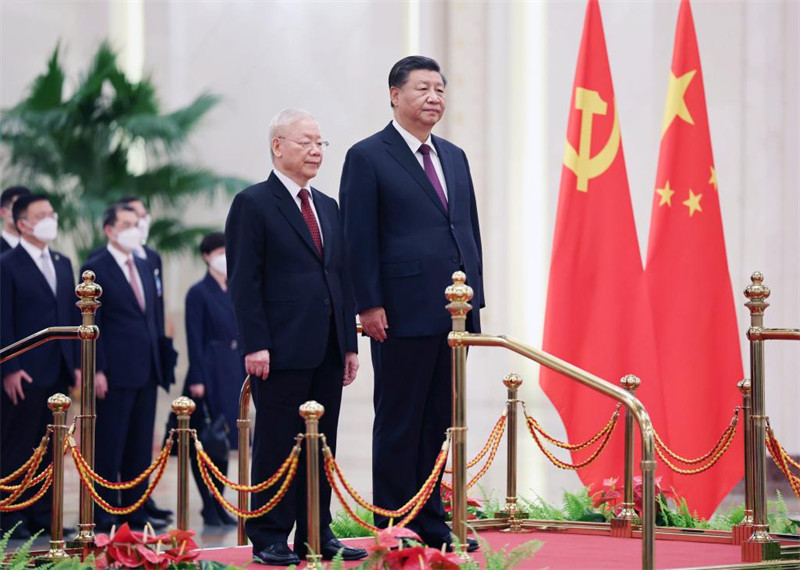 Xi Jinping s'entretient avec le chef du Parti communiste vietnamien